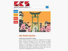 Tablet Screenshot of new.gamecreation.org